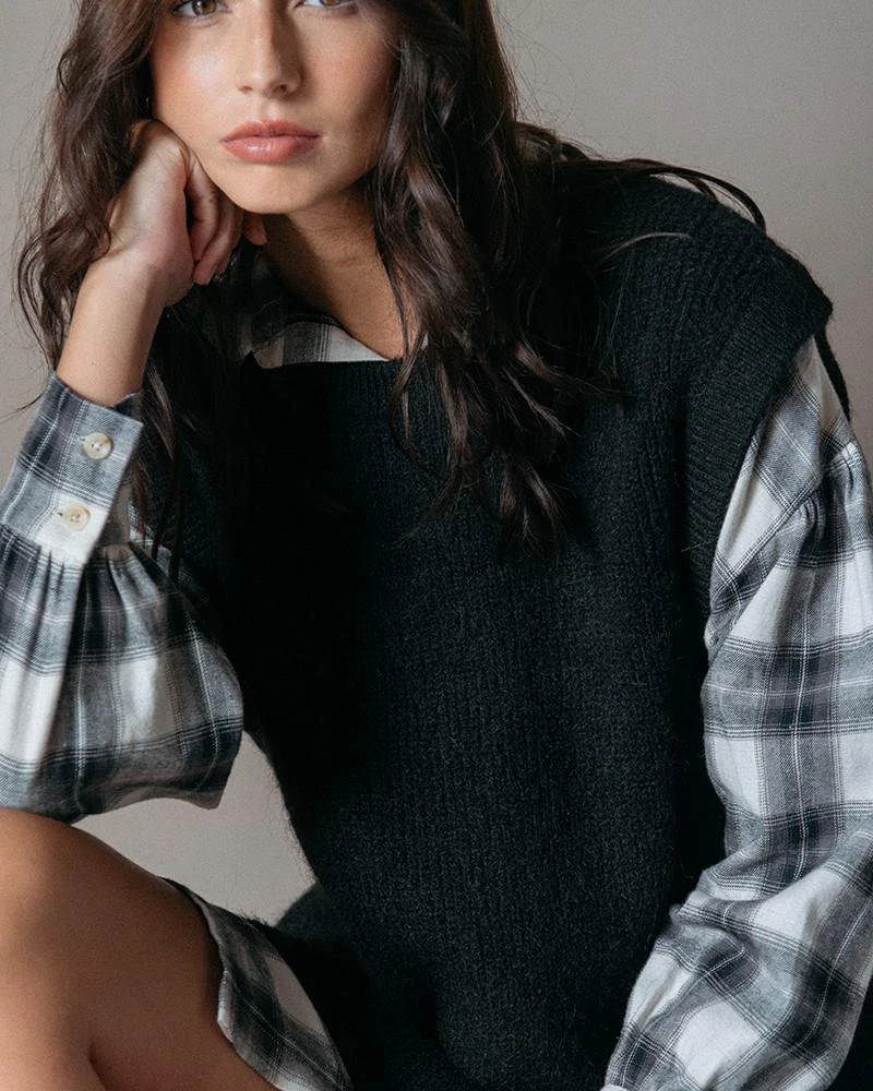 Pull Duncan Noir | Pulls & Cardigans Grace & Mila Femme 4 Pull Duncan Noir | Pulls & Cardigans Grace & Mila Femme – Image 2