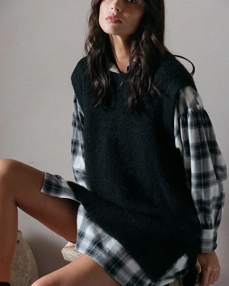 Pull Duncan Noir | Pulls & Cardigans Grace & Mila Femme 6 Pull Duncan Noir | Pulls & Cardigans Grace & Mila Femme – Image 4