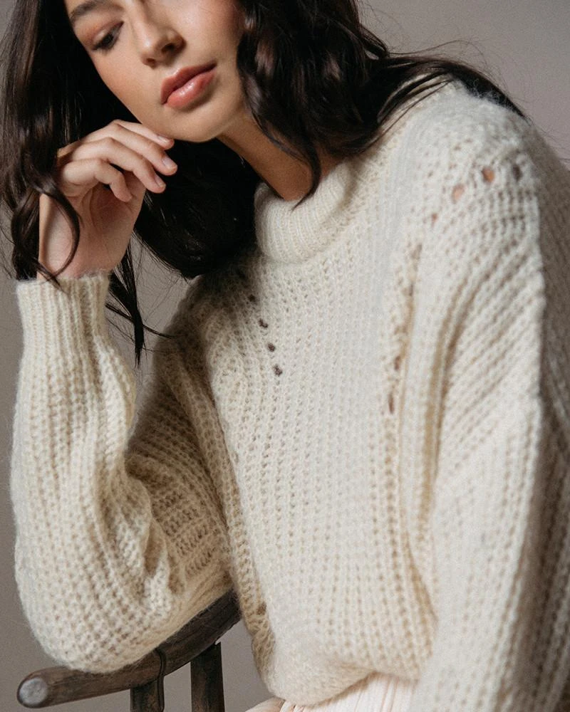 Pull Dustin Beige | Pulls & Cardigans Grace & Mila Femme 3 Pull Dustin Beige | Pulls & Cardigans Grace & Mila Femme