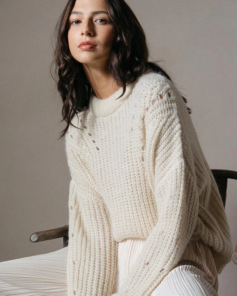 Pull Dustin Beige | Pulls & Cardigans Grace & Mila Femme 5 Pull Dustin Beige | Pulls & Cardigans Grace & Mila Femme – Image 3