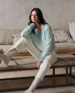 Pull Dylan Vert | Pulls & Cardigans Grace & Mila Femme 9 Pull Dylan Vert | Pulls & Cardigans Grace & Mila Femme -Vêtements Femme Soldes pull dylan vert pulls cardigans grace mila femme 2