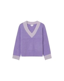 Pull Dylan Violet | Pulls & Cardigans Grace & Mila Femme -Vêtements Femme Soldes pull dylan violet pulls cardigans grace mila femme 5