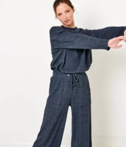 Pull Homewear Femme Blue Graphite | Homewear Camaieu Femme -Vêtements Femme Soldes pull homewear femme blue graphite homewear camaieu femme 6
