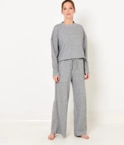 Pull Homewear Femme Gris Clair Chine | Homewear Camaieu Femme -Vêtements Femme Soldes pull homewear femme gris clair chine homewear camaieu femme 6