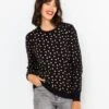 Pull Manches Ballons Femme À Pois Dorés Viscose Respons Dark Navy | Pull, Gilets Camaieu Femme -Vêtements Femme Soldes pull manches ballons femme c3a0 pois dorc3a9s viscose respons dark navy pull gilets camaieu femme 1