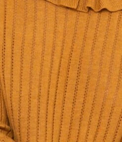 Pull Volants Femme Matières Recyclées Brown Sugar | Pull, Gilets Camaieu Femme -Vêtements Femme Soldes pull volants femme matic3a8res recyclc3a9es brown sugar pull gilets camaieu femme 5