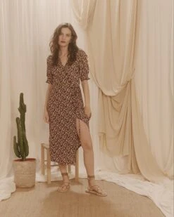 Robe Carmen Noir | Robes Grace & Mila Femme -Vêtements Femme Soldes robe carmen noir robes grace mila femme 2