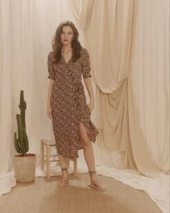 Robe Carmen Noir | Robes Grace & Mila Femme -Vêtements Femme Soldes robe carmen noir robes grace mila femme 3