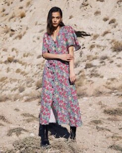 Robe Carrie Vert | Robes Grace & Mila Femme