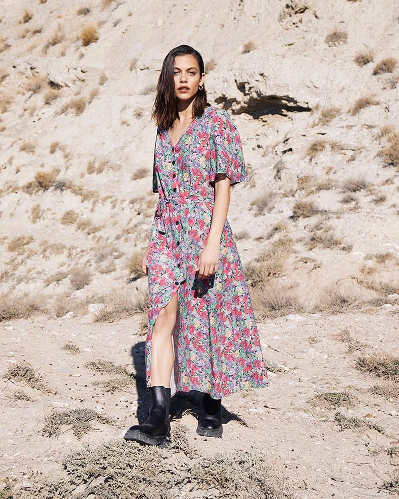 Robe Carrie Vert | Robes Grace & Mila Femme 4 Robe Carrie Vert | Robes Grace & Mila Femme – Image 2