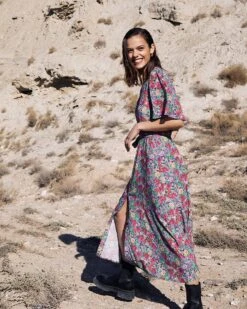 Robe Carrie Vert | Robes Grace & Mila Femme 7 Robe Carrie Vert | Robes Grace & Mila Femme -Vêtements Femme Soldes robe carrie vert robes grace mila femme 3