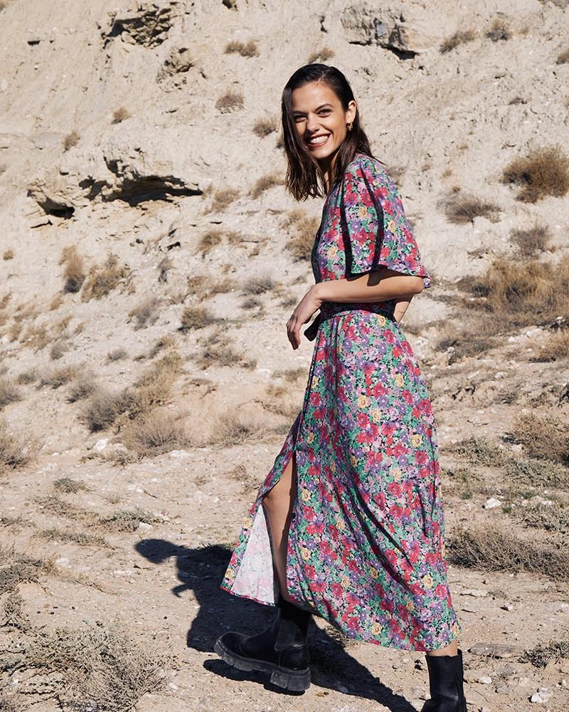 Robe Carrie Vert | Robes Grace & Mila Femme 5 Robe Carrie Vert | Robes Grace & Mila Femme – Image 3