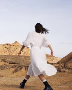 Robe Carsten Ecru | Robes Grace & Mila Femme -Vêtements Femme Soldes robe carsten ecru robes grace mila femme 2