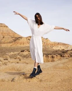 Robe Carsten Ecru | Robes Grace & Mila Femme -Vêtements Femme Soldes robe carsten ecru robes grace mila femme 3