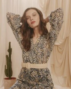 Robe Cecile Vert | Robes Grace & Mila Femme -Vêtements Femme Soldes robe cecile vert robes grace mila femme 2