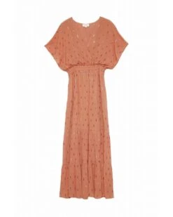 Robe Celestine Peche | Robes Grace & Mila Femme -Vêtements Femme Soldes robe celestine peche robes grace mila femme 2