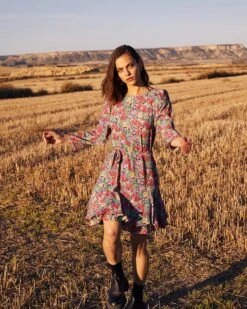 Robe Chiara Vert | Robes Grace & Mila Femme