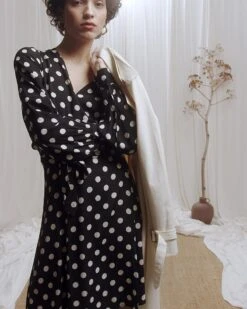 Robe Christine Pois | Robes Grace & Mila Femme -Vêtements Femme Soldes robe christine pois robes grace mila femme 2