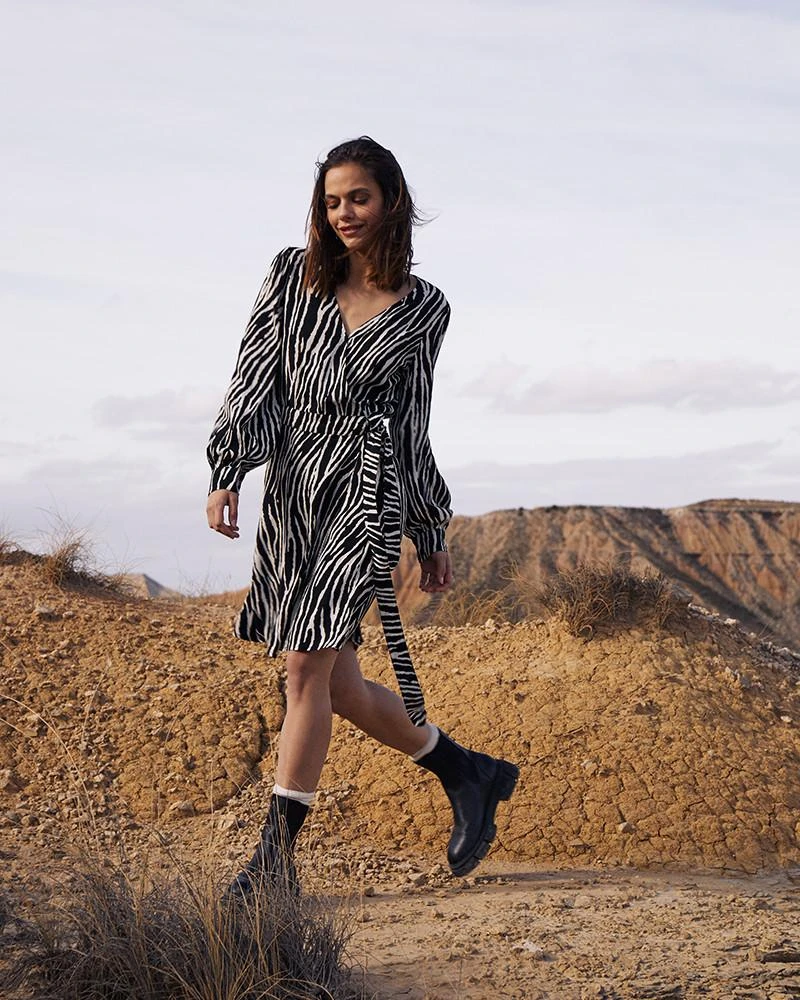 Robe Christine Zebre | Robes Grace & Mila Femme 3 Robe Christine Zebre | Robes Grace & Mila Femme