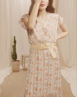 Robe Clara Ecru | Robes Grace & Mila Femme -Vêtements Femme Soldes robe clara ecru robes grace mila femme 4