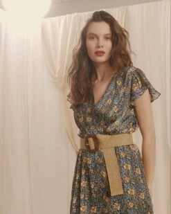 Robe Clara Marine | Robes Grace & Mila Femme -Vêtements Femme Soldes robe clara marine robes grace mila femme 4