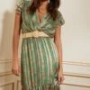 Robe Clara Vert | Robes Grace & Mila Femme -Vêtements Femme Soldes robe clara vert robes grace mila femme 1