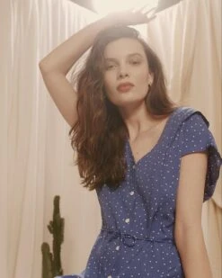 Robe Clarence Bleu | Robes Grace & Mila Femme -Vêtements Femme Soldes robe clarence bleu robes grace mila femme 4