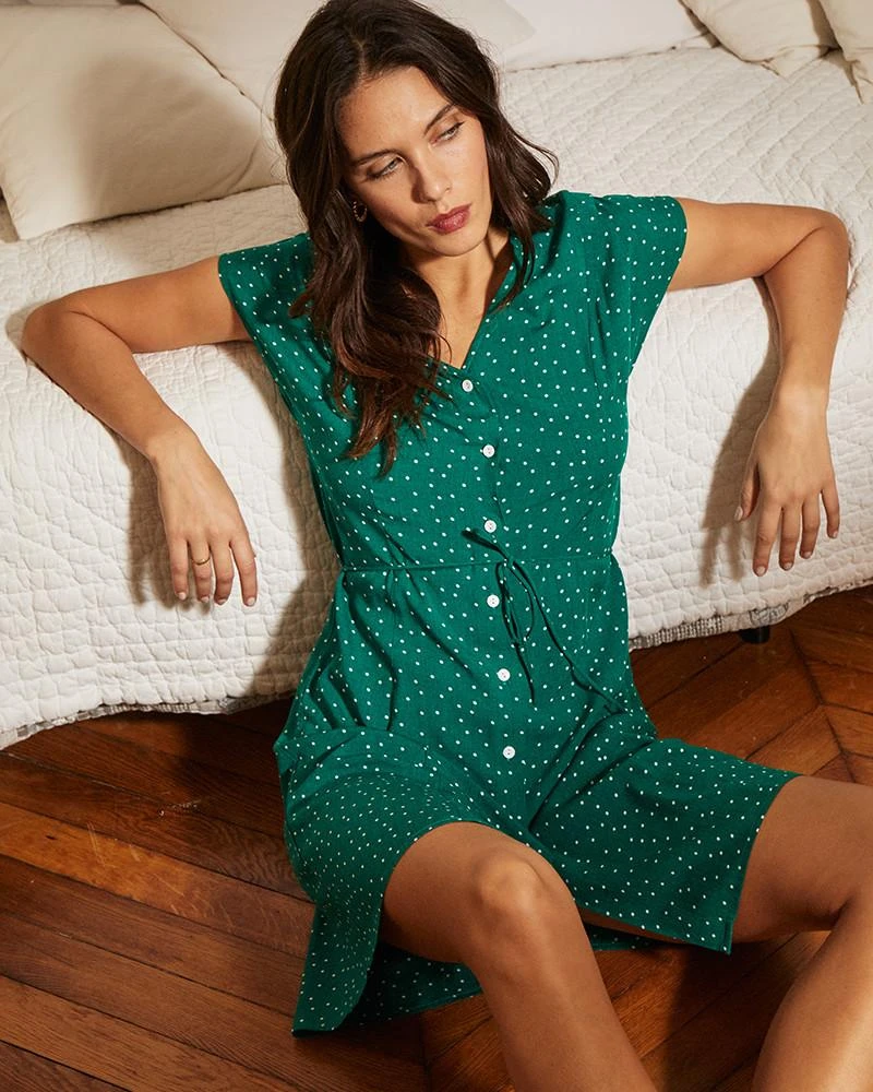 Robe Clarence Vert | Robes Grace & Mila Femme 6 Robe Clarence Vert | Robes Grace & Mila Femme – Image 4