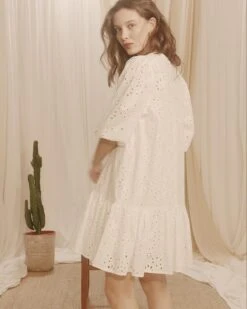 Robe Claudia Ecru | Robes Grace & Mila Femme -Vêtements Femme Soldes robe claudia ecru robes grace mila femme 2