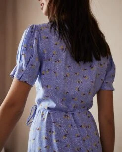 Robe Clementine Bleu | Robes Grace & Mila Femme -Vêtements Femme Soldes robe clementine bleu robes grace mila femme 4