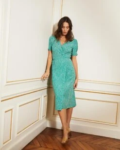 Robe Clementine Vert | Robes Grace & Mila Femme 8 Robe Clementine Vert | Robes Grace & Mila Femme -Vêtements Femme Soldes robe clementine vert robes grace mila femme 3