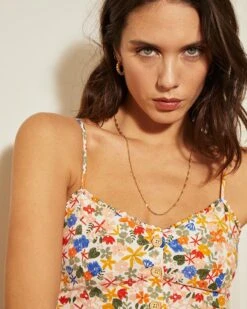 Robe Colette Beige | Robes Grace & Mila Femme -Vêtements Femme Soldes robe colette beige robes grace mila femme 3