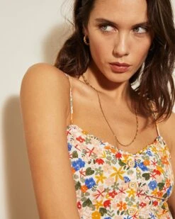 Robe Colette Beige | Robes Grace & Mila Femme -Vêtements Femme Soldes robe colette beige robes grace mila femme 4