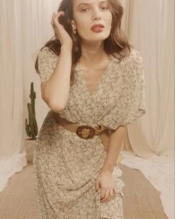 Robe Coline Vert | Robes Grace & Mila Femme -Vêtements Femme Soldes robe coline vert robes grace mila femme 4