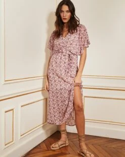 Robe Coline Violet | Robes Grace & Mila Femme