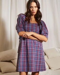 Robe Constance Bleu | Robes Grace & Mila Femme -Vêtements Femme Soldes robe constance bleu robes grace mila femme 3