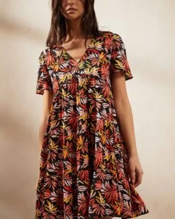 Robe Cranberry Noir | Robes Grace & Mila Femme -Vêtements Femme Soldes robe cranberry noir robes grace mila femme 3