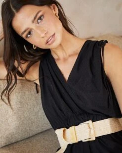 Robe Crillon Noir | Robes Grace & Mila Femme