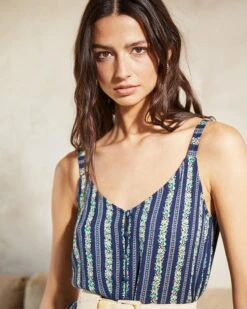 Robe Cybille Marine | Robes Grace & Mila Femme -Vêtements Femme Soldes robe cybille marine robes grace mila femme 2