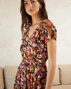 Robe Cynthia Noir | Robes Grace & Mila Femme -Vêtements Femme Soldes robe cynthia noir robes grace mila femme 2