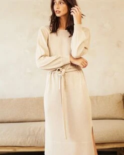 Robe Dame Beige | Robes Grace & Mila Femme -Vêtements Femme Soldes robe dame beige robes grace mila femme 2