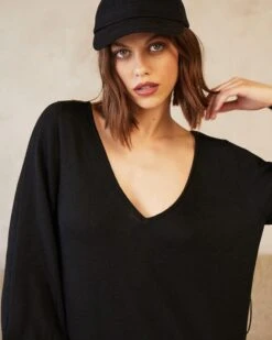 Robe Dame Noir | Robes Grace & Mila Femme -Vêtements Femme Soldes robe dame noir robes grace mila femme 4