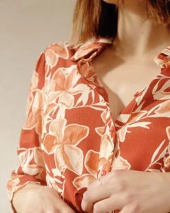 Robe Danita Terracotta | Robes Grace & Mila Femme -Vêtements Femme Soldes robe danita terracotta robes grace mila femme 4