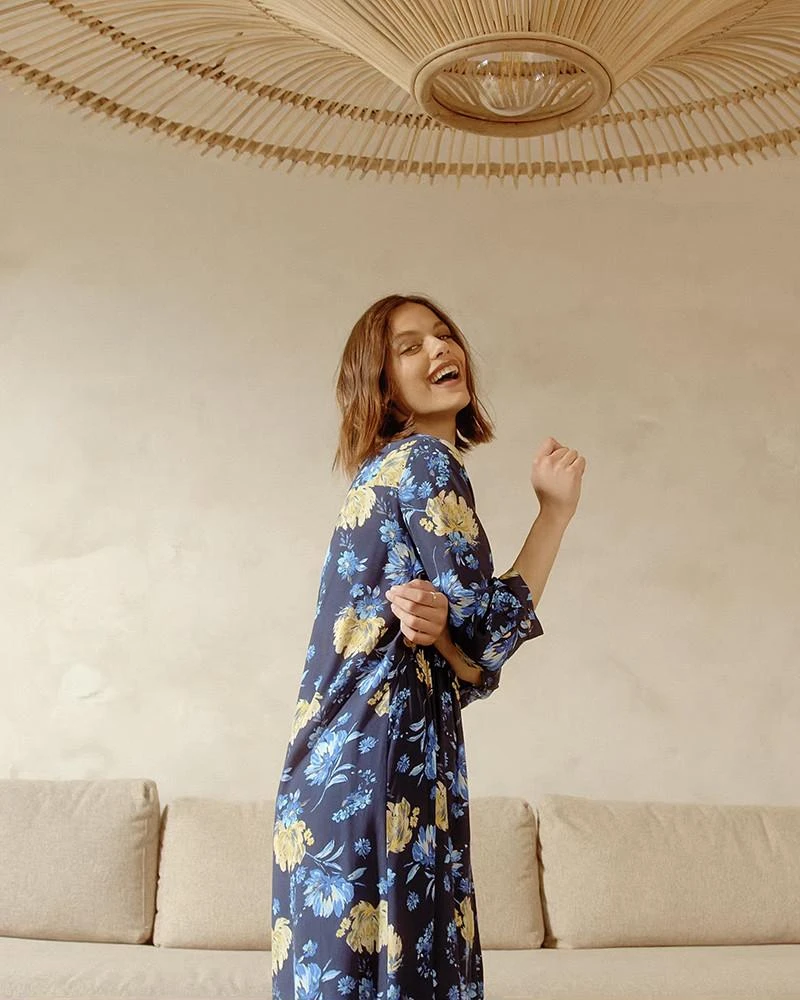 Robe Daphne Marine | Robes Grace & Mila Femme 3 Robe Daphne Marine | Robes Grace & Mila Femme