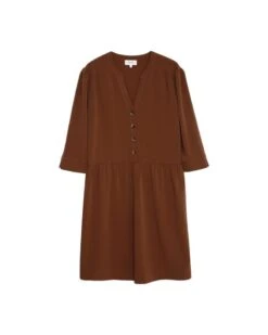 Robe Darlene Taupe | Robes Grace & Mila Femme -Vêtements Femme Soldes robe darlene taupe robes grace mila femme 7