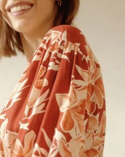 Robe Dasha Terracotta | Robes Grace & Mila Femme -Vêtements Femme Soldes robe dasha terracotta robes grace mila femme 3