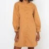 Robe Denim Découpe Western Caramel | Robes, Combinaisons Camaieu Femme