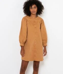 Robe Denim Découpe Western Caramel | Robes, Combinaisons Camaieu Femme -Vêtements Femme Soldes robe denim dc3a9coupe western caramel robes combinaisons camaieu femme 2
