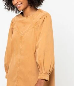 Robe Denim Découpe Western Caramel | Robes, Combinaisons Camaieu Femme -Vêtements Femme Soldes robe denim dc3a9coupe western caramel robes combinaisons camaieu femme 6