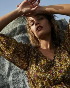 Robe Denise Kaki | Robes Grace & Mila Femme -Vêtements Femme Soldes robe denise kaki robes grace mila femme 4